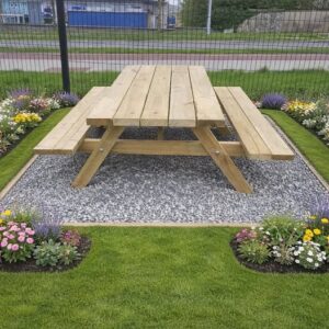 Heavy Duty Garden Table with Pointed Edges